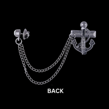 Load image into Gallery viewer, Classic Metal Anchor with Chain Fashion Brooch - Unisex