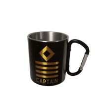 Load image into Gallery viewer, Merchant Navy Rank Printed Stainless Steel Coffee Mug - 275 ml Heavy Weather Proof