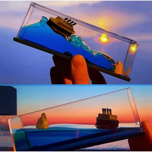 Load image into Gallery viewer, Blue Wave Titanic Ship Car Dashboard Accessory