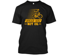 Load image into Gallery viewer, Burn fat not oil - Men's Half sleeve round neck T-Shirt