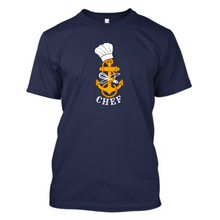 Load image into Gallery viewer, Chef Logo - Men's Half Sleeve Round Neck T-Shirt
