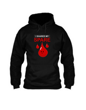 Load image into Gallery viewer, I shared my spare blood - Unisex Hoodie