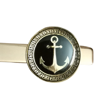 Load image into Gallery viewer, Classic Anchor Neck Tie Bar Clasp Clip for Merchant Navy Mariners