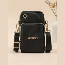 Load image into Gallery viewer, Small Crossbody Multilayer 3 in 1 Woman Sling Pouch/Bag with Mini Earphone Hole