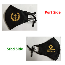 Load image into Gallery viewer, Merchant Navy Rank Customised Printed Face Mask