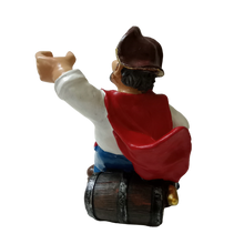 Load image into Gallery viewer, White Shirt Pirate Wine Glass Holder - PolyResin Material