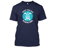 Load image into Gallery viewer, Keep the sea plastic free - Men's Half sleeve round neck T-Shirt