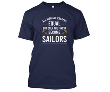 Load image into Gallery viewer, Finest Sailor - Men's Half sleeve round neck T-Shirt