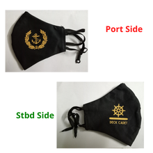 Load image into Gallery viewer, Merchant Navy Rank Customised Printed Face Mask