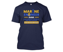 Load image into Gallery viewer, Marine engineer's real meaning explained - Men's Half sleeve round neck T-Shirt