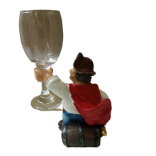 Load image into Gallery viewer, White Shirt Pirate Wine Glass Holder - PolyResin Material