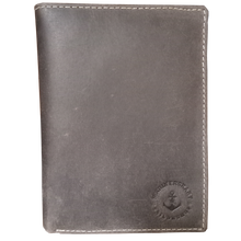 Load image into Gallery viewer, Classic Veg Tanned Hunter Leather Passport / CDC / COC Travel Wallet