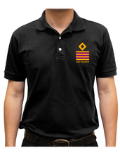 Load image into Gallery viewer, Merchant Navy Ranks Printed Polo Neck T-shirt