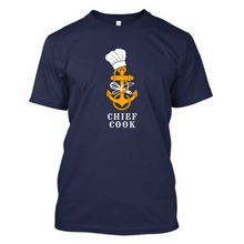Load image into Gallery viewer, Chief Cook Logo - Men's Half Sleeve Round Neck T-Shirt