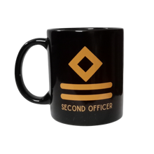 Load image into Gallery viewer, Merchant Navy Rank Printed Cylindrical Coffee Mug - 300 ml