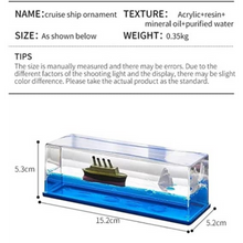 Load image into Gallery viewer, Blue Wave Titanic Ship Car Dashboard Accessory