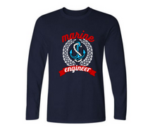 Load image into Gallery viewer, Marine Engineer logo - Men's full sleeve round neck T-shirt