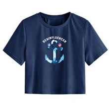 Load image into Gallery viewer, Sea Influencer - Women's Crop Top