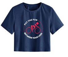 Load image into Gallery viewer, Cycling fun - Women's Crop Top