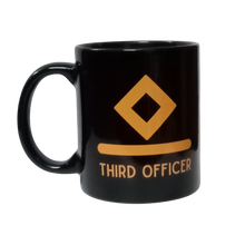 Load image into Gallery viewer, Merchant Navy Rank Printed Cylindrical Coffee Mug - 300 ml