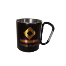Load image into Gallery viewer, Merchant Navy Rank Printed Stainless Steel Coffee Mug - 275 ml Heavy Weather Proof