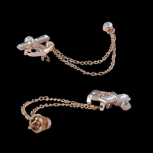 Load image into Gallery viewer, Classic Metal Anchor with Chain Fashion Brooch - Unisex