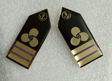 Load image into Gallery viewer, Lapel Pin type Gorget Collar Badges for Merchant Navy Marine Engineers & ETO