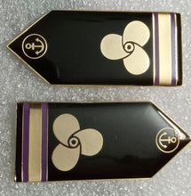 Load image into Gallery viewer, Lapel Pin type Gorget Collar Badges for Merchant Navy Marine Engineers & ETO