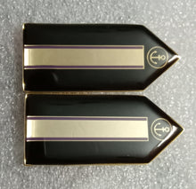 Load image into Gallery viewer, Lapel Pin type Gorget Collar Badges for Merchant Navy Marine Engineers & ETO