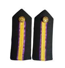 Load image into Gallery viewer, Professional Hard Epaulettes for Merchant Navy Officers / Mariner Engineers / ETO