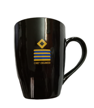 Load image into Gallery viewer, Merchant Navy Rank Printed Conical Coffee Mug