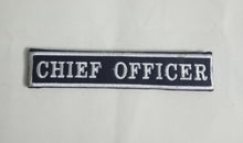 Load image into Gallery viewer, Embroidery Tag for Merchant Navy Ranks - Hard Type with Velcro