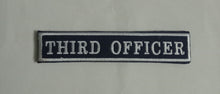 Load image into Gallery viewer, Embroidery Tag for Merchant Navy Ranks - Hard Type with Velcro