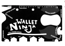 Load image into Gallery viewer, Multifunction 18-In-1 Credit Card Style Innovative Wallet Ninja Pocket Tool