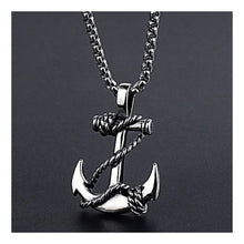 Load image into Gallery viewer, Anchor Pendant with Chain - Unisex