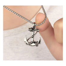 Load image into Gallery viewer, Anchor Pendant with Chain - Unisex