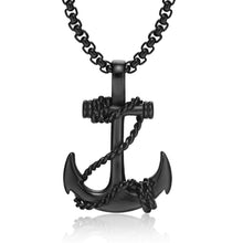 Load image into Gallery viewer, Anchor Pendant with Chain - Unisex