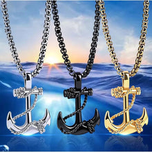 Load image into Gallery viewer, Anchor Pendant with Chain - Unisex