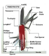 Load image into Gallery viewer, Jack Knife Multi-Purpose Knife 14 in 1