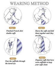 Load image into Gallery viewer, SS Blue Anchor Cuff Links