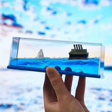 Load image into Gallery viewer, Blue Wave Titanic Ship Car Dashboard Accessory