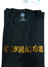 Load image into Gallery viewer, Golden Style Titled Mariners Half Sleeve Round Neck T-shirt- Kcots Mcool fabric