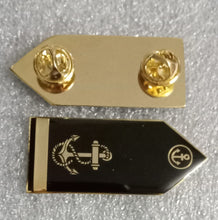 Load image into Gallery viewer, Lapel Pin type Gorget Collar Badges for Merchant Navy Officers