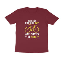 Load image into Gallery viewer, Runs on fat - Men's Half sleeve round neck T-Shirt