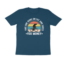 Load image into Gallery viewer, This one runs on fat - Men's Half sleeve round neck T-Shirt