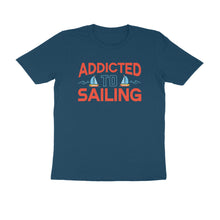 Load image into Gallery viewer, Sailing addict - Men's Half sleeve round neck T-Shirt
