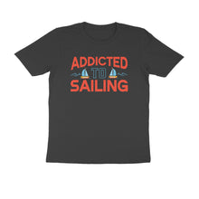 Load image into Gallery viewer, Sailing addict - Men's Half sleeve round neck T-Shirt