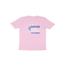 Load image into Gallery viewer, I am captain dad's handsome little prince - Toddlers unisex half sleeve round neck T-shirt