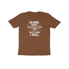 Load image into Gallery viewer, Behind bars cycling - Kids unisex half sleeve round neck T-shirt