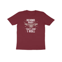 Load image into Gallery viewer, Behind bars cycling - Kids unisex half sleeve round neck T-shirt